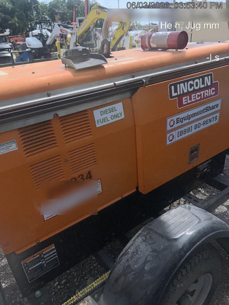 2022 Lincoln Electric LE400 Kubota V1505, Trlr, Cable Rack, Light Kit, ES Decals, T3