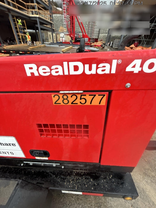 2022 Shindaiwa DGW400MDL Kubota D902 Engine, 23 HP, Dual Op Welder, Wire, Arc, Droop Stick, Tig, and CC Stick Functionality, Simulphase, 3 Phase and 1 Phase Gen Output, Single Axle NB Trlr, Slr Trckl Chrg 12V 12W, Fire Ext