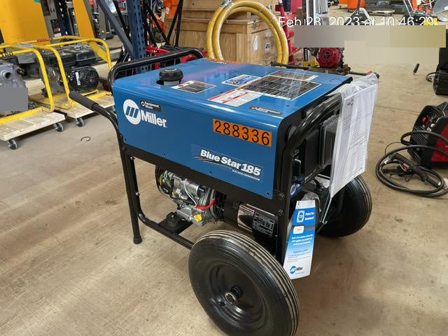 2023 Miller Electric Blue Star 185 Engine Driven Welder, Electric Start, 13 hp, Gas, 6,500 W Peak 907664