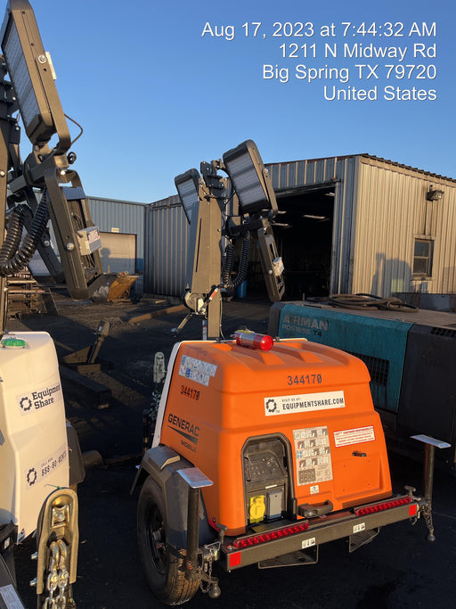 2023 Generac MLT2 Diesel, Flex Switch 120V Input, Powerzone Controller, (4) 320W LED Lights, 4kW Generator, 39.9 Gal Fuel Tank, 2" Ball, T3