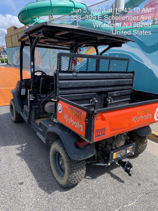 2021 Kubota RTV-X1140W-H Plastic Canopy, Windshield Acrylic Clear, LED Strobe Light, Wire Harness Kit, Back up Alarm