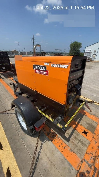 2021 Lincoln Electric Vantage 322 Vantage 322 Ready Pak 3 w/ Decals, ORANGE (includes trailer, cable rack, fender light kit) NO Telematics