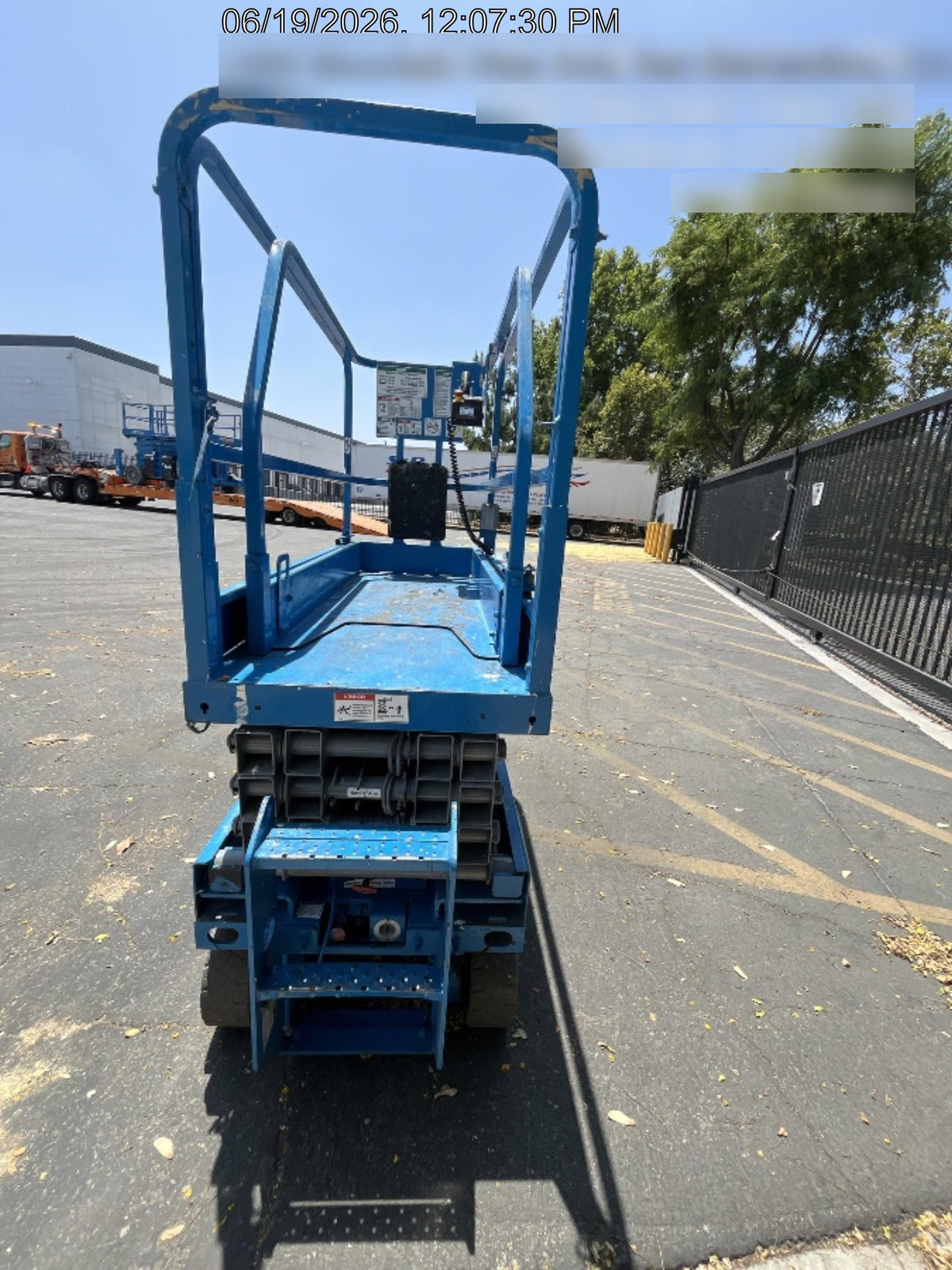 2019 Genie GS-1930 Fixed rails with chain Entry