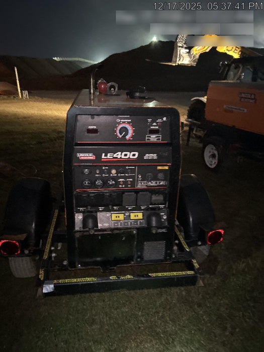 2022 Lincoln Electric LE400 Kubota V1505, Trlr, Cable Rack, Light Kit, ES Decals, T3