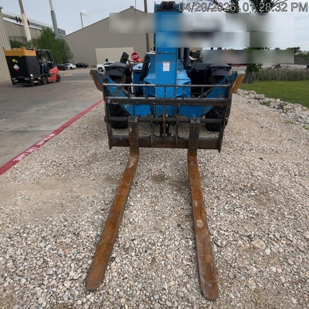 2018 Genie GTH-1056 Genie GTH-1056 w/Open ROPS, Solid Tires, Work Light/Beacon, 60" Carriage and Forks