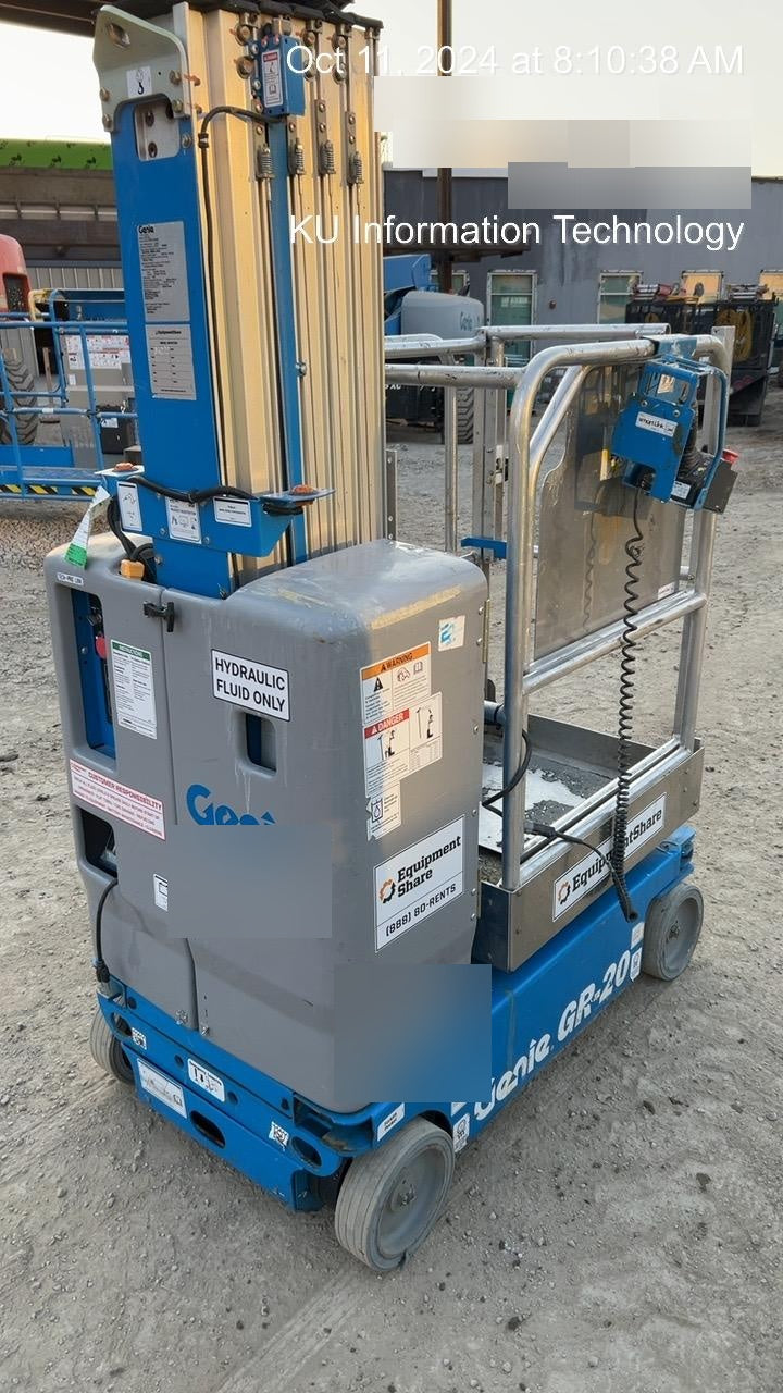 2019 GENIE GR-20