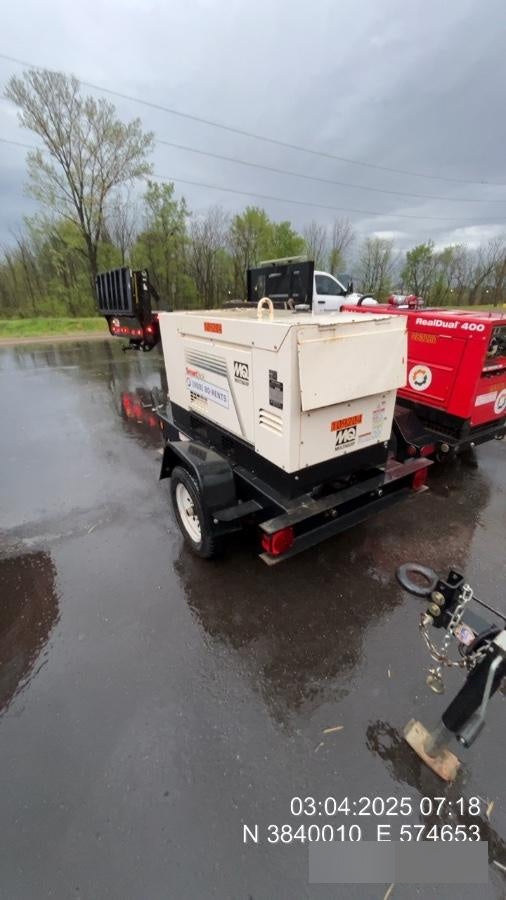 2020 Multiquip DLW400ESA4 400 amp Welder, 14kW, 120/240V, T4F Kubota, Trailer