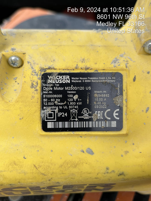 2022 WACKER NEUSON M2500