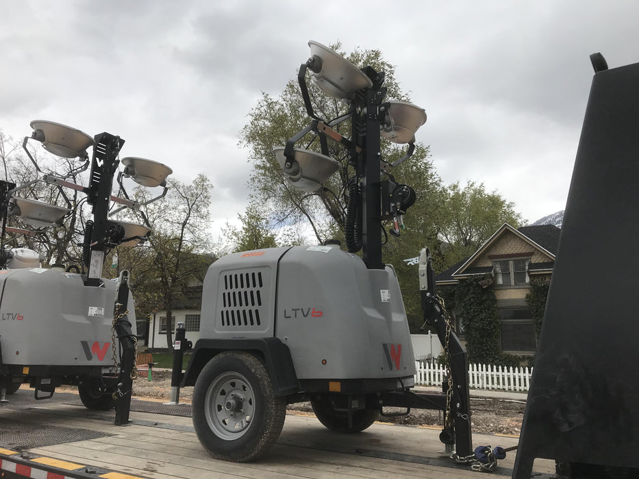 2019 Wacker Neuson LTV6L-MH Mobile Light Tower w/Fuel Level Sensor Installed