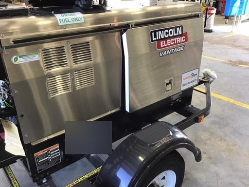 2018 Lincoln Electric Vantage 322 Lincoln Vantage 322 Welder Ready Pak 3 - Vantage 322, Trailer, Fender and light kit, Cable rack