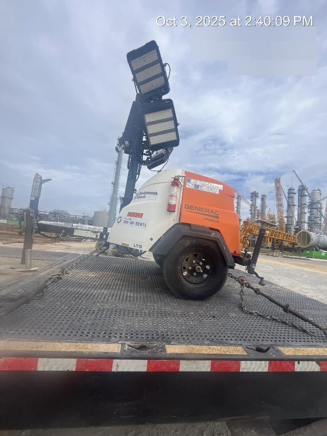2023 Generac MLT2 Diesel, Flex Switch 120V Input, Powerzone Controller, 
(4) 320W LED Lights, 4kW Generator, 39.9 Gal Fuel Tank, 2" Ball, T3