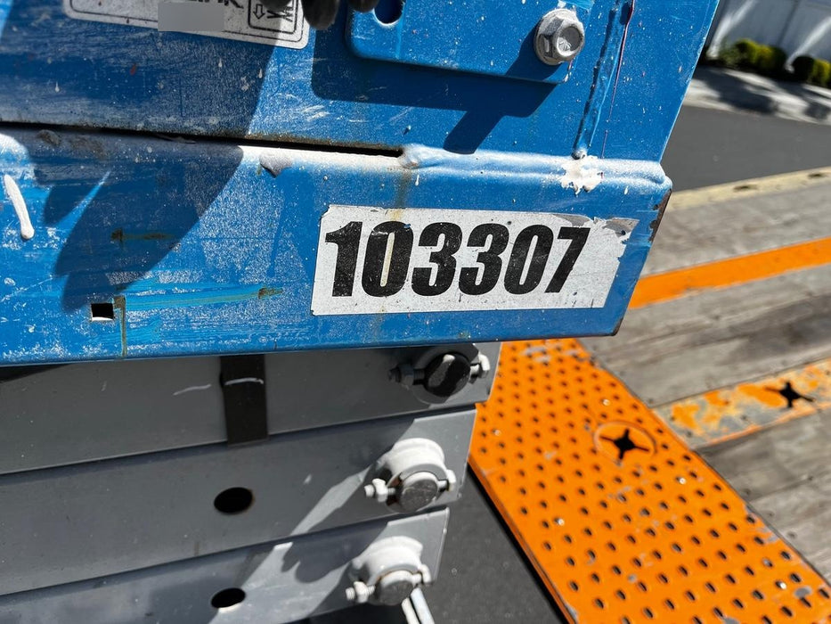 2020 Genie GS-1930 Solid Non Marking Tires, Beacon, Folding rails with half height swing gate, 800W Inverter