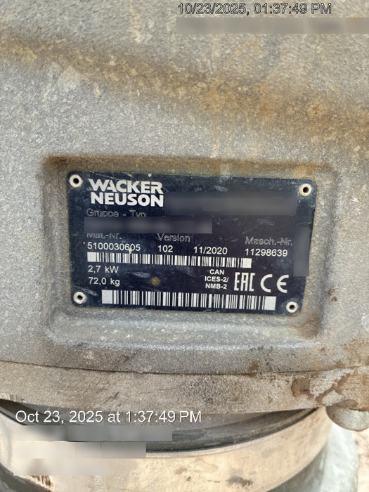 2020 WACKER NEUSON BS60-4As