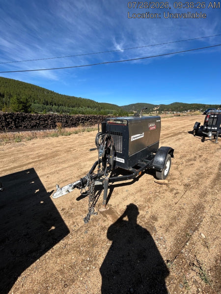 2019 Lincoln Electric Vantage 322 Ready-Pak 3, Two Wheel Trailer, Fender and Light Kit, Cable Rack