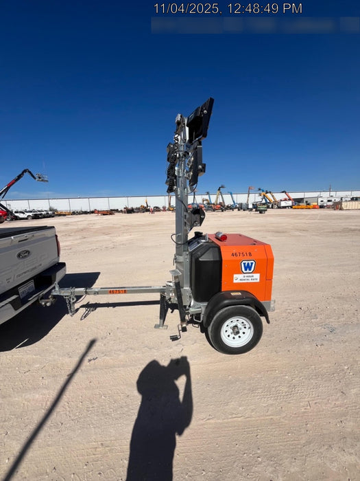 2024 Wanco WLTT-4MM4K Diesel, Deep Sea Controller, Shore Power Plug, Auto Start, (4) 350W LED Floodlights, 4kW Generator, 60 Gal Fuel Tank, 2" Ball, T3