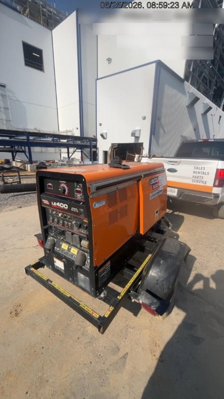 2023 Lincoln Electric LE400 Kubota V1505, Trlr, Cable Rack, Light Kit, ES Decals, T3
