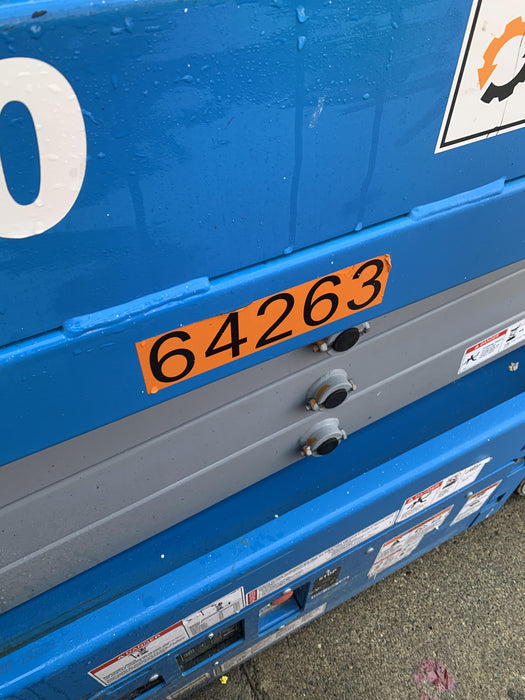 2020 Genie GS-1930 Solid Non Marking Tires, Beacon, Folding rails with half height swing gate, 800W Inverter