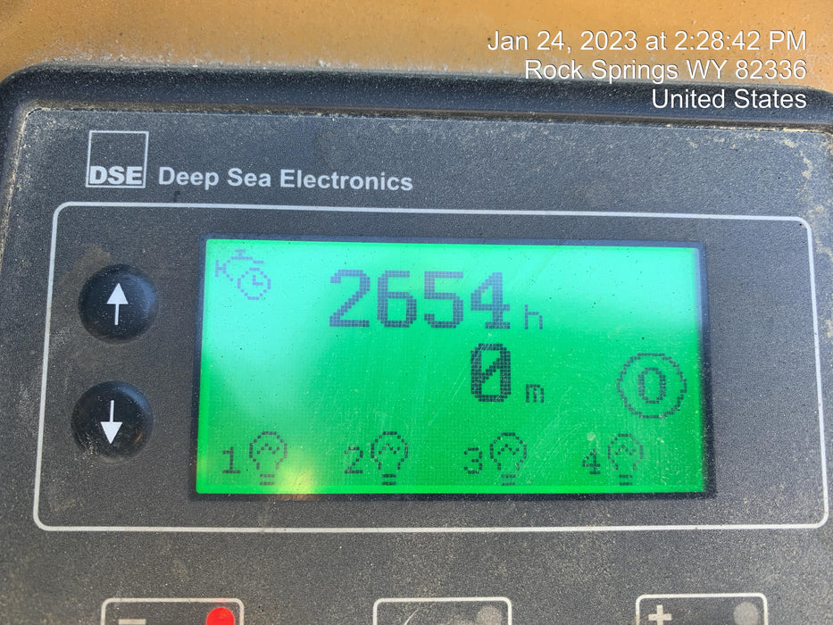 2022 Allmand NLV3GR (4) LED Light Fixture 350W, 23' Vertical Mast, 3kW Prime, Towable, Deep Sea L401, Leveling Jacks, Yanmar T4F 5.8hp