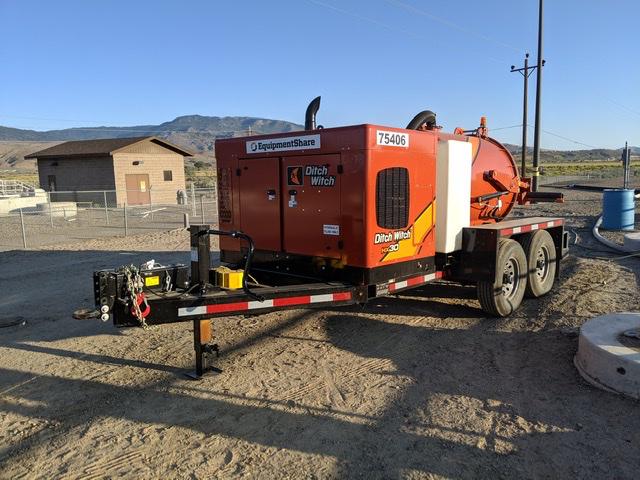 2020 Ditch Witch HX30 500G Spoils Tank, 80G Water Tank, 48" Lance, #3 Nozzel, VT9H 500 GAL HYD TRAILER