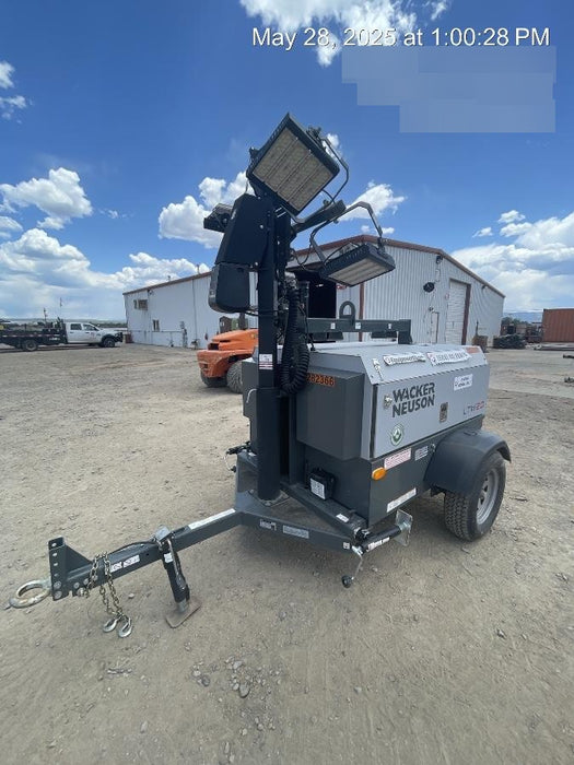 2022 Wacker Neuson LTW20Z1 Isuzu Dsl. Engine, 23' Mast, (4) 300W LED Lights, CWK, Programmable Dawn to Dusk, 360 Deg. Rotation, 57 Gal. Tank, Trailer Mounted