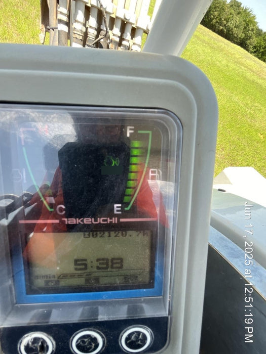 2019 Takeuchi TB260 Takeuchi TB260 Canopy w/Rubber Tracks, Auxiliary Hydraulics, Standard Blade, Manual QC