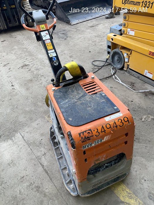 2023 Multiquip MV308GH Honda GX270, 18" Plate, Tachometer