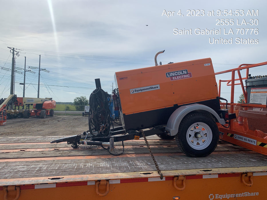 2022 Lincoln Electric LE400 Kubota V1505, Trlr, Cable Rack, Light Kit, ES Decals, T3