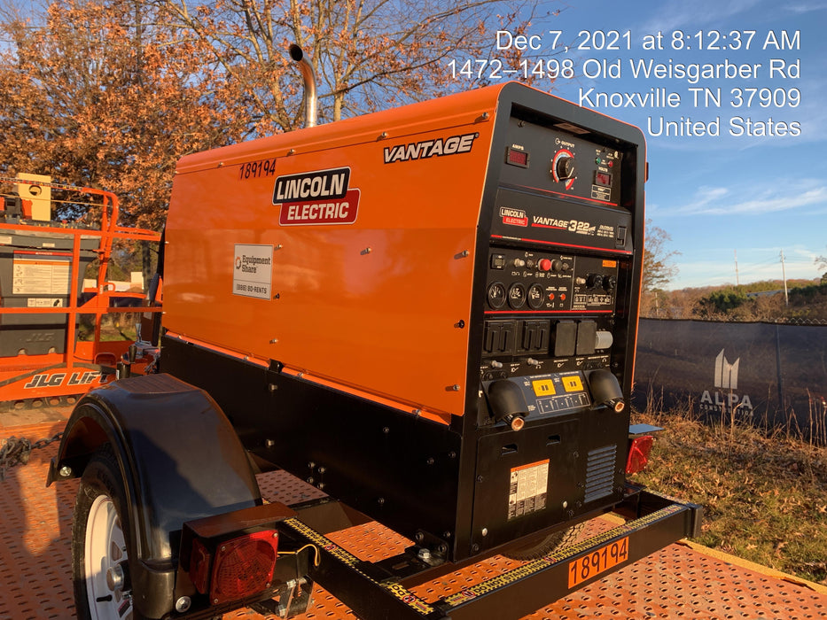 2021 Lincoln Electric Vantage 322 VANTAGE 322 READY-PAK 3