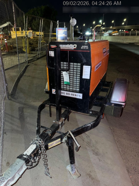 2022 Lincoln Electric LE400 Kubota V1505, Trlr, Cable Rack, Light Kit, ES Decals, T3