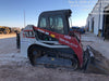 2019 Takeuchi TL8 Cab, Heat/AC, Defroster, 15" Wide Rubber Tracks, Back-up Alarm, Front & Rear Working Lights, Auxiliary Hydraulics, Two-Speed Travel, Electronic Monitoring System, Hydraulic Universal Quick Hitch 76" HD Dirt Bucket with 8 Teeth, 20.3 cubic feet Capacity
