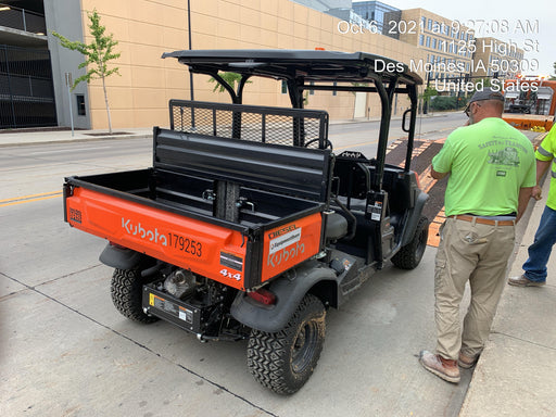 2022 Kubota RTV-X1140W-H Plastic Canopy, Windshield Acrylic Clear, LED Strobe Light, Wire Harness Kit, Back up Alarm