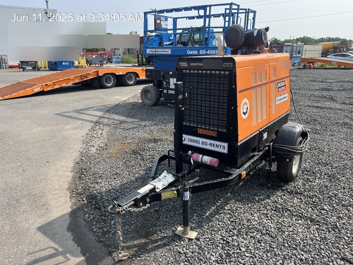 2021 Lincoln Electric Vantage 549X Ready Pak 3, ORANGE (includes trailer, cable rack, fender light kit)