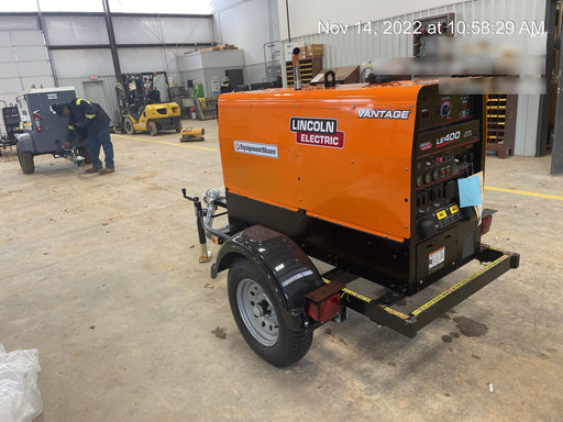 2022 Lincoln Electric LE400 Kubota V1505, Trlr, Cable Rack, Light Kit, ES Decals, T3