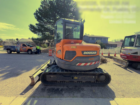 2019 Doosan DX85R-3 Standard Track Mini Excavator