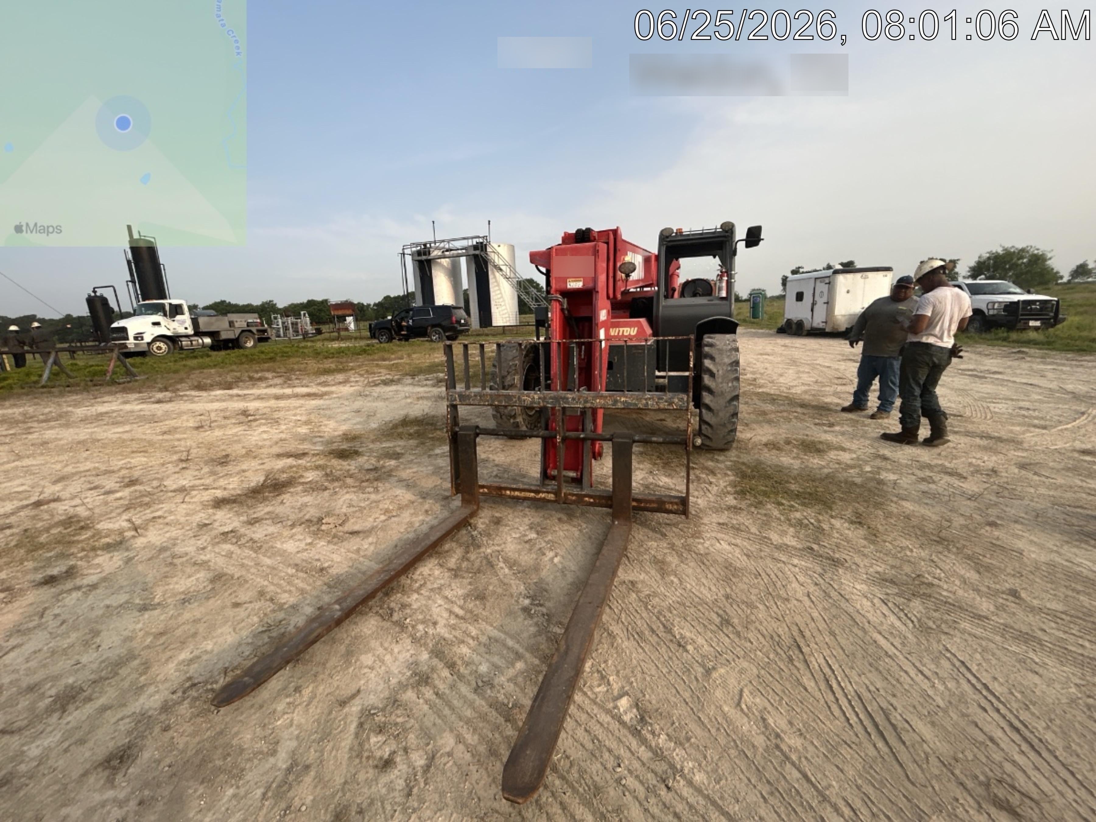 2019 Manitou MTA8044 MTA 8044 - 74 HP T4, Canopy, Worklights/Strobe, Beacon, 66" Carriage, 48" Forks, Solid Tires, Lift Hook, Aux Hydraulics
