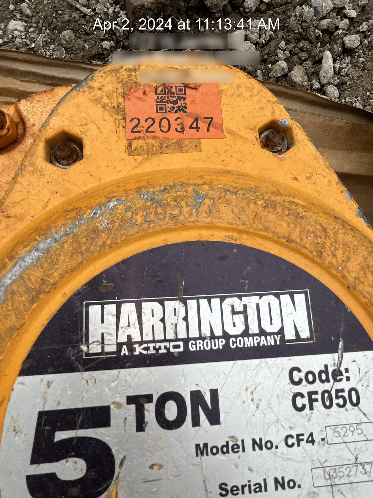 2022 HARRINGTON CF050-20