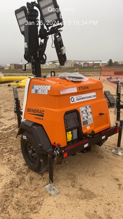 2023 Generac MLT2 Diesel, Flex Switch 120V Input, Powerzone Controller, 
(4) 320W LED Lights, 4kW Generator, 39.9 Gal Fuel Tank, 2" Ball, T3