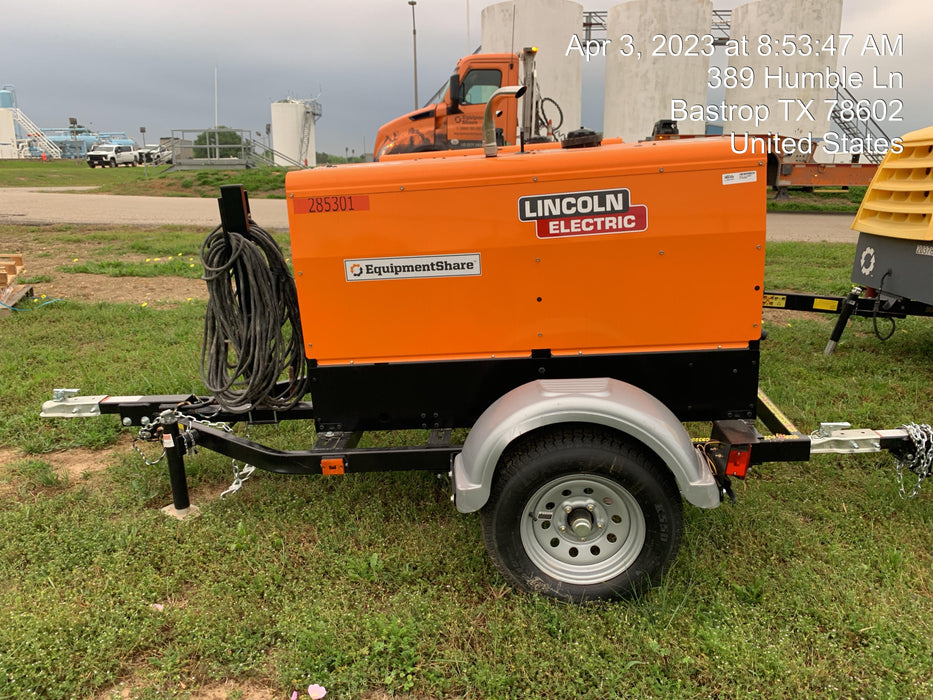 2022 Lincoln Electric LE400 Kubota V1505, Trlr, Cable Rack, Light Kit, ES Decals, T3