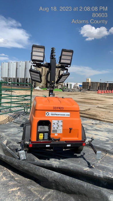 2023 Generac MLT2 Diesel, Flex Switch 120V Input, Powerzone Controller, (4) 320W LED Lights, 4kW Generator, 39.9 Gal Fuel Tank, 2" Ball, T3