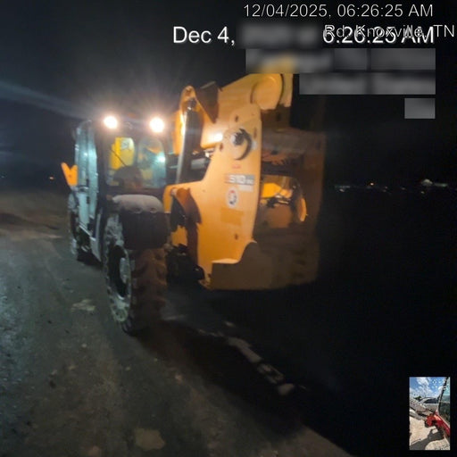 2020 JCB 510-56 Cab/Heat/Air, 74 HP, Solid Tires, STD Worklight, Beacon, Aux Hydraulics, Lifting Eye, Back up Alarm w/66" Carriage/60" Forks