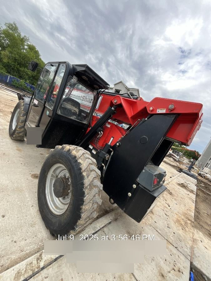 2019 Manitou MTA10055 Cab/Heat/Air, 120 HP, Solid Tires, Work Lights, Lift Hook, Auxiliary Hydraulics 66" Carriage and 60" Forks