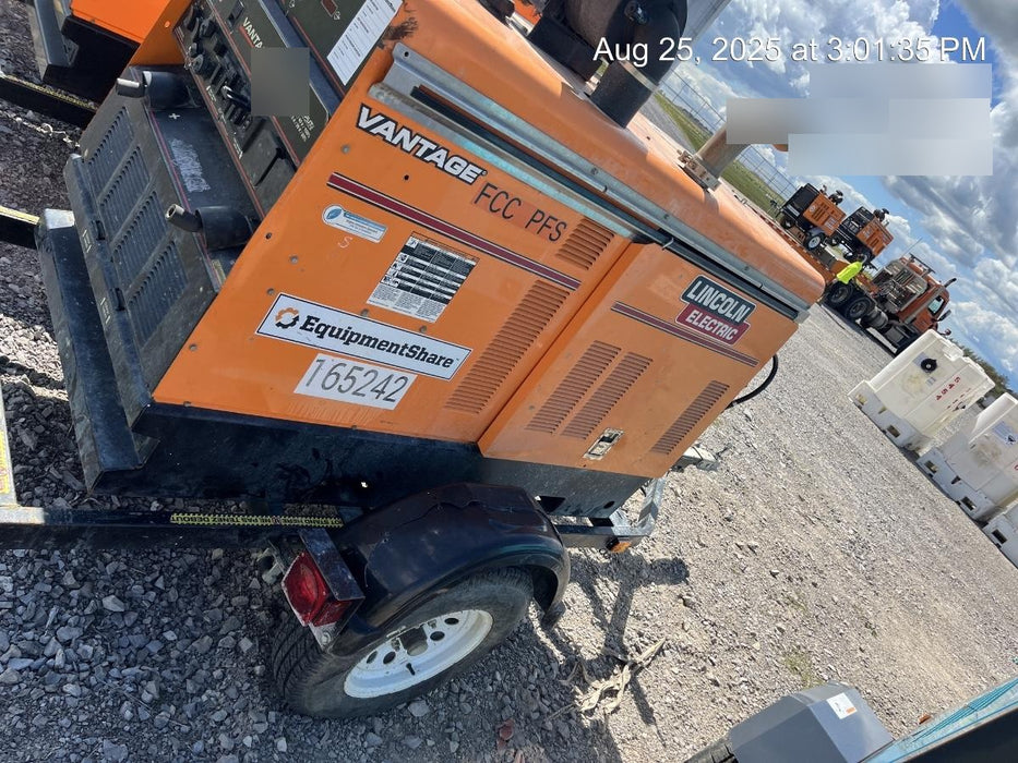 2021 Lincoln Electric Vantage 549X Ready Pak 3, ORANGE (includes trailer, cable rack, fender light kit)