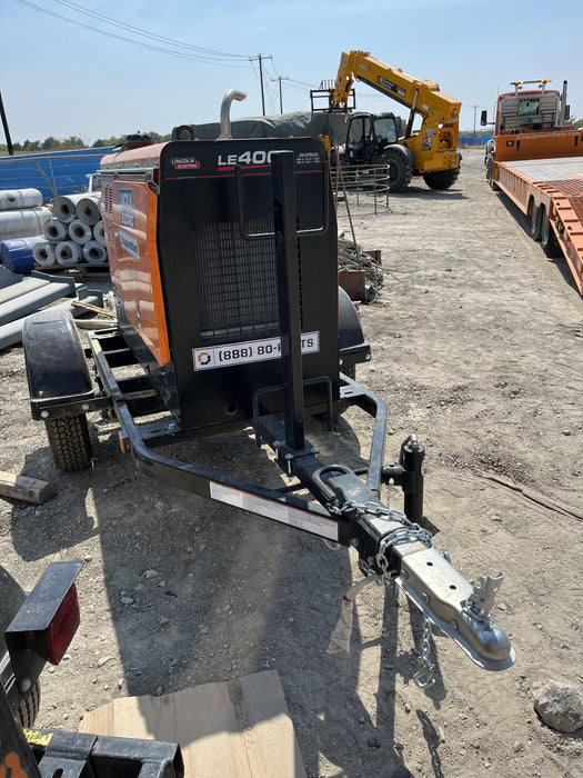 2022 Lincoln Electric LE400 Kubota V1505, Trlr, Cable Rack, Light Kit, ES Decals, T3