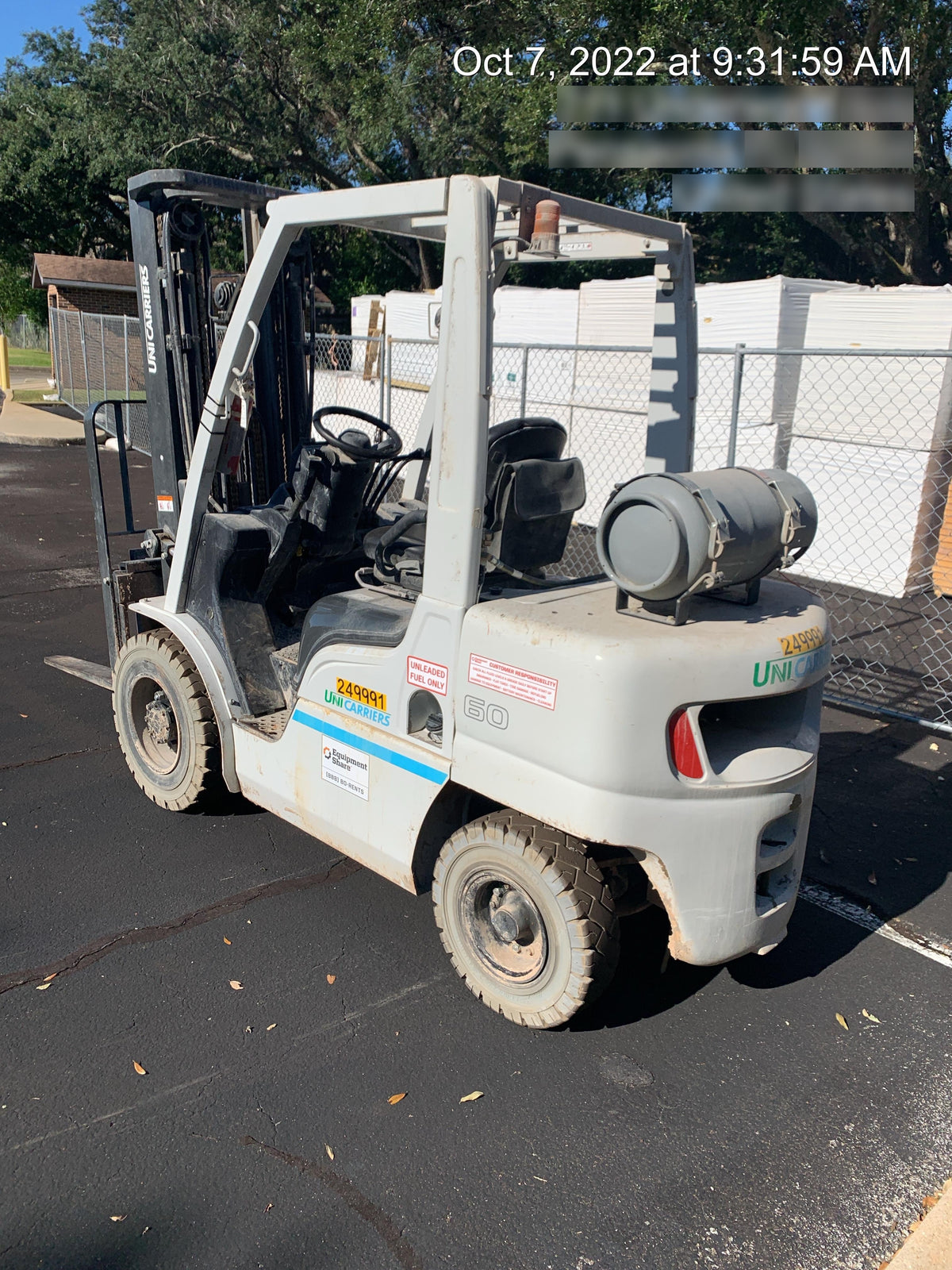 2022 UNICARRIER PF60DF