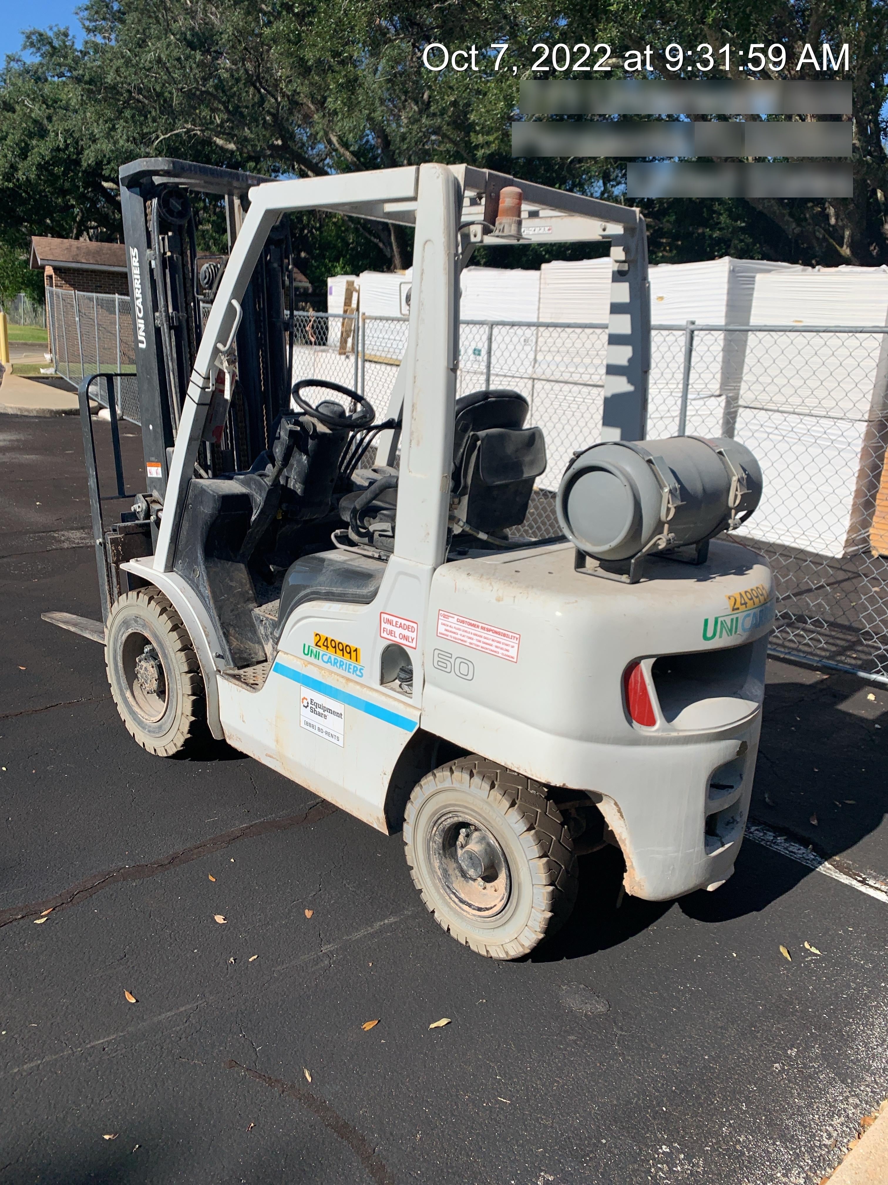 2022 UNICARRIER PF60DF