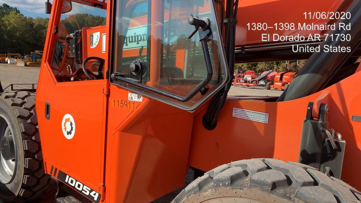 2020 Skytrak 10054 74 Hp, Cab/Heat/Air, FF Tires, Work Lights, Beacon, Aux Hydraulics, Back up Alarm, Lifting Eye, ES Decals