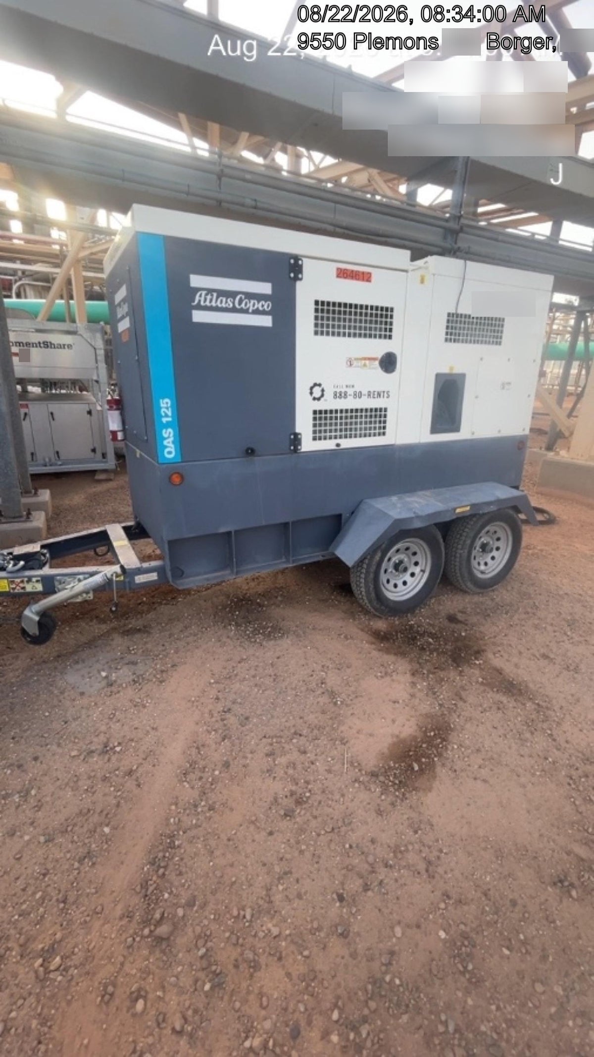 2022 ATLAS COPCO QAS 125