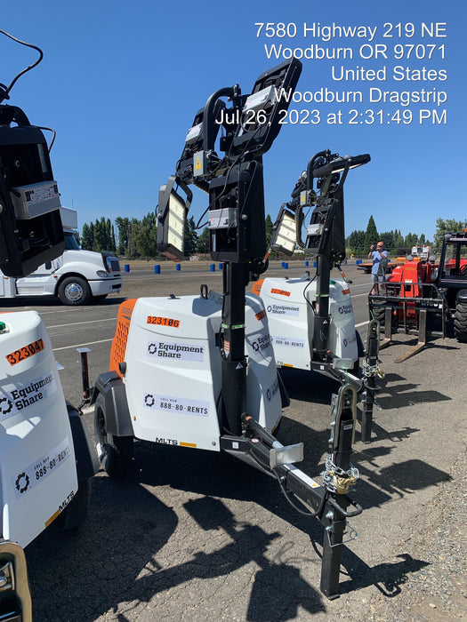 2023 Generac MLT2 Diesel, Flex Switch 120V Input, Powerzone Controller, (4) 320W LED Lights, 4kW Generator, 39.9 Gal Fuel Tank, 2" Ball, T3