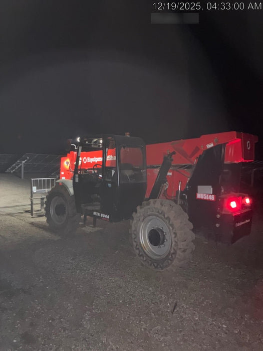 2019 Manitou MTA8044 74hp T4F, Open ROPS, Cab and Boom LED work lights, Auxiliary Hydraulics, Solid Tires, Amber strobe, Lift Hook 66" Carriage, 60" Forks