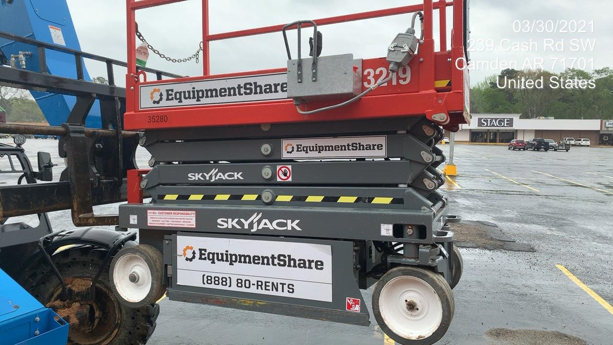 2019 Skyjack SJIII-3219 Standard Options, Trojan Batteries